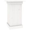 vidaXL Suporte de vasos 40x40x60 cm madeira de pinho maci&ccedil;a branco