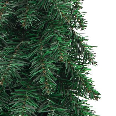 vidaXL Árvore de Natal artificial pré-iluminada + 100 luzes LED 180 cm