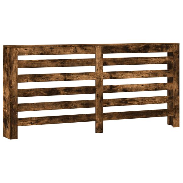 vidaXL Cobertura de radiador derivados de madeira carvalho fumado