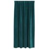 vidaXL Cortinas opacas 2 pcs Verde Escuro 140 x 175 cm Veludo