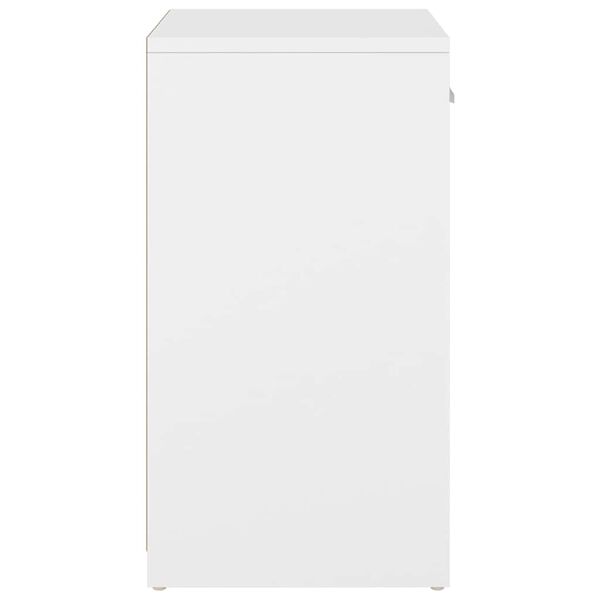 vidaXL Banco sapateira 94,5x31x57 cm contraplacado branco/sonoma