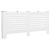 vidaXL Cobertura de radiador 172x19x81,5 cm MDF branco