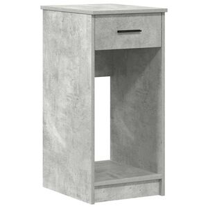 vidaXL Suporte torre computador com gaveta 35x45x77cm cinzento cimento