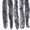 vidaXL Cortina anti-insetos 90x200 cm chenille prateado