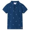 vidaXL Polo para crian&ccedil;a azul-escuro 92
