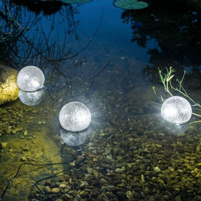 HI Iluminação LED solar flutuante para lagoa 9 cm