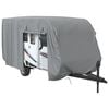 vidaXL Cobertura caravana 670x250x220 cm tecido n&atilde;o tecido cinzento