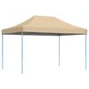 vidaXL Tenda de Festa Bege 279 x 410 x 315 cm Tecido Oxford