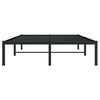 vidaXL Estrutura de cama 120x200 cm metal preto