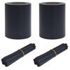 vidaXL Telhas de Privacidade para Jardim 70 x 0,19 m PVC Cinza Escuro