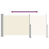 vidaXL Toldo lateral retr&aacute;til para p&aacute;tio 120x300 cm creme