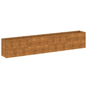 vidaXL Canteiro elevado de jardim 385x50x69 cm A&ccedil;o Corten