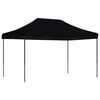 vidaXL Tenda para festas pop-up dobr&aacute;vel 440x292x315 cm preto