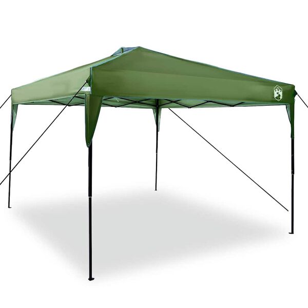 vidaXL Tenda de Toldo Manual Verde 290 x 290 x 251 cm tecido