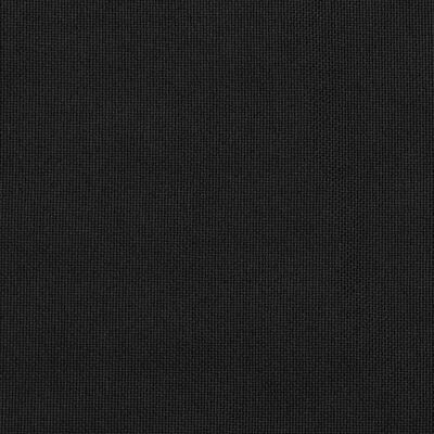 vidaXL Cortina opaca aspeto de linho com ilhós 290x245 cm preto