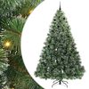 vidaXL &Aacute;rvore de Natal Artificial com 300 LEDs Verde 240 cm PE e PVC