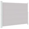 vidaXL Toldo lateral retr&aacute;til para p&aacute;tio 220x314 cm cinzento