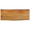 vidaXL Tampo de mesa c/ borda viva 90x40x2,5 cm mangueira maci&ccedil;a