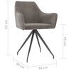 vidaXL Cadeiras de jantar 2 pcs veludo cinzento-claro