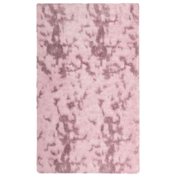 vidaXL Tapete shaggy de pelo alto NAVARRA 60x100 cm rosa empoeirado
