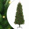 vidaXL &Aacute;rvore de Natal com 300 LEDs com suporte Verde 240 cm PE