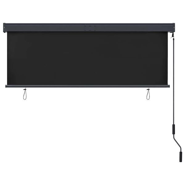 vidaXL Estore de rolo para exterior 160x250 cm antracite