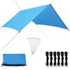 vidaXL Lona de exterior 3x2,85 m azul