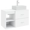 vidaXL Conjunto de M&oacute;veis para Banheiro 2 unid. Branco