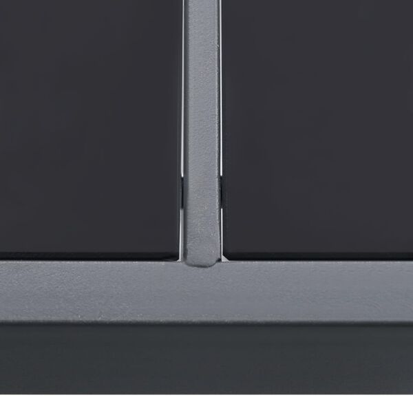 vidaXL Mesa de jantar para jardim 150x90x74 cm aço antracite