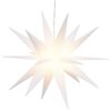 vidaXL Luz de Natal com LED dobr&aacute;vel 43 cm branco