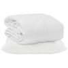 vidaXL Edredom de Ver&atilde;o Simples 2 unid. Branco Microfibra