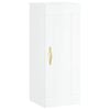 vidaXL Arm&aacute;rio alto 34,5x34x180 cm madeira processada branco brilhante