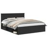 vidaXL Estrutura da Cama Preto 160 x 200 cm Madeira de Pinheiro S&oacute;lida