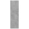 vidaXL Sapateira de parede 60x18x60 cm contraplacado cinzento cimento