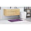 vidaXL Tapete de Banho Antiderrapante Roxo 60 x 90 cm PP