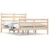 vidaXL Estrutura de cama 140x200 cm pinho maci&ccedil;o