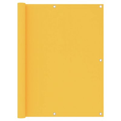 vidaXL Tela de varanda 120x300 cm tecido Oxford amarelo