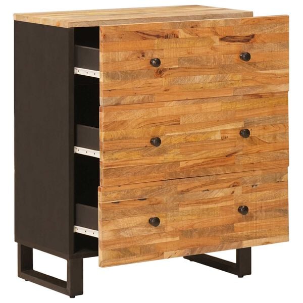 vidaXL Buffet de Armazenamento Castanho 60 x 33 x 75 cm