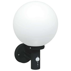 vidaXL Luz de Parede para Exterior Preto 28 x 25 x 38 cm