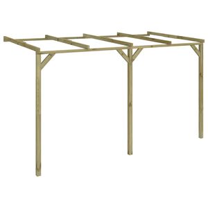 vidaXL P&eacute;rgola inclinada 2x4x2,2 m madeira