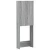 vidaXL Arm&aacute;rio de banheiro ARNHEM Sonoma cinzento 66 x 25,5 x 190 cm