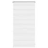 vidaXL Cortina Zebra 40,9x100 cm, Largura do tecido 36,7 cm, branca