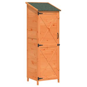 vidaXL Galp&atilde;o de Jardim Castanho 59,5 x 56 x 176,5 cm