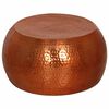 vidaXL Mesa de centro &Oslash;55x28 cm alum&iacute;nio