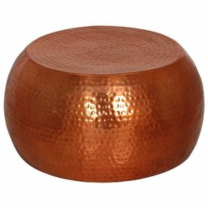 vidaXL Mesa de centro &Oslash;55x28 cm alum&iacute;nio