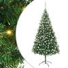 vidaXL &Aacute;rvore de Natal artificial pr&eacute;-iluminada c/ bolas 910 ramos