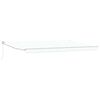 vidaXL Toldo retr&aacute;til Branco 500 x 300 x 165 cm