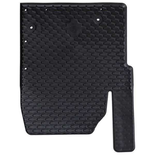 vidaXL Tapete de carro 3 pcs Preto Compat&iacute;vel com TRANSIT CUSTOM 2023-