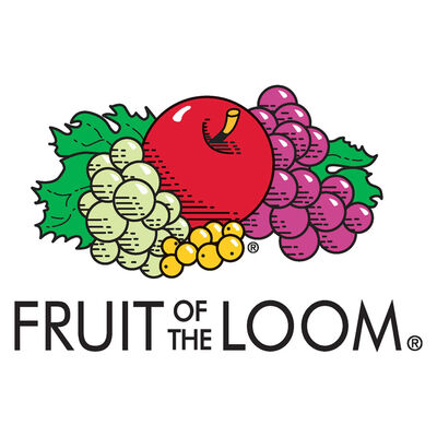 Fruit of the Loom T-shirts originais 5 pcs algodão XL azul-claro