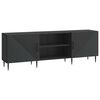 vidaXL Gabinete para TV 150 x 31 x 50 cm Preto Derivados de Madeira